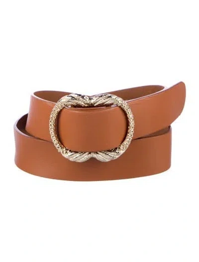 Pre-owned Sézane Leather Belt In Brown