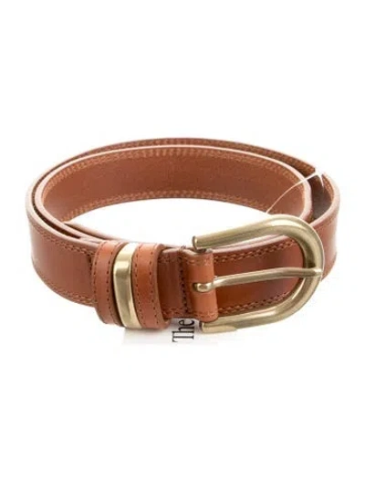 Pre-owned Sézane Leather Belt In Brown