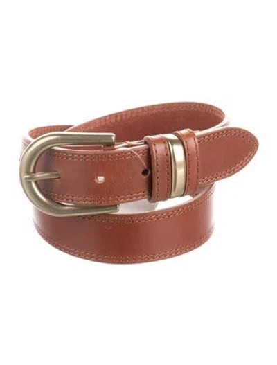 Pre-owned Sézane Leather Belt In Brown