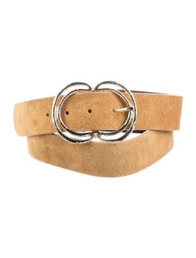Pre-owned Sézane Leather Belt In Brown