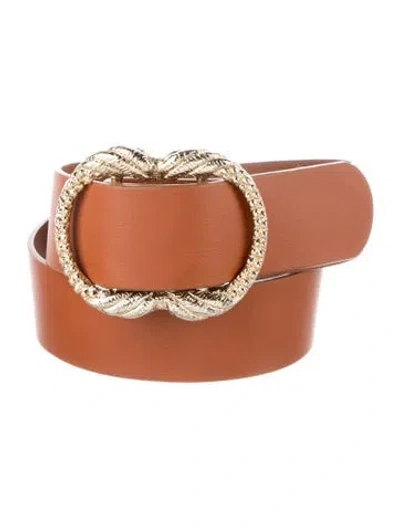 Pre-owned Sézane Leather Belt In Brown