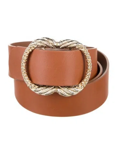 Pre-owned Sézane Leather Belt In Brown