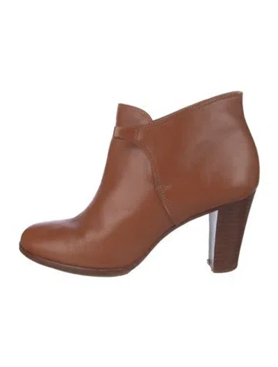 Pre-owned Sézane Leather Boots In Brown