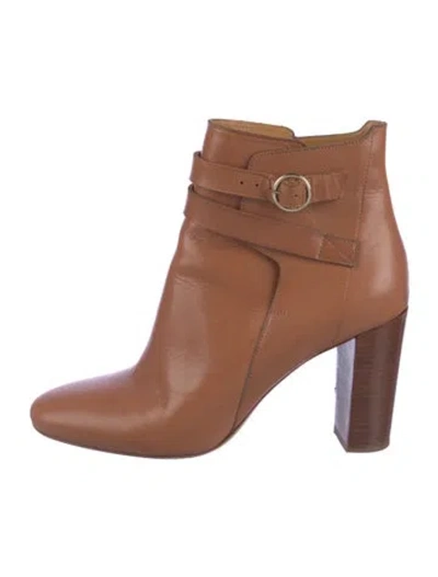 Pre-owned Sézane Leather Boots In Brown