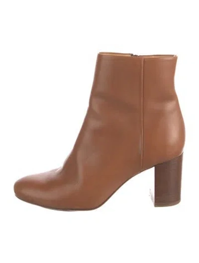 Pre-owned Sézane Leather Boots In Brown