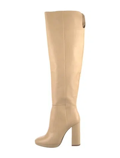 Pre-owned Sézane Leather Boots In Neutral