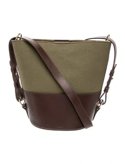 Pre-owned Sézane Leather Bucket Bag In Multi