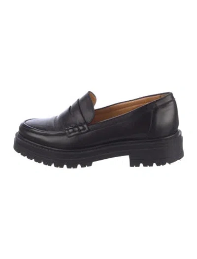 Pre-owned Sézane Leather Loafers In Multi