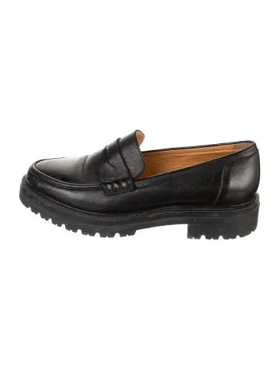 Pre-owned Sézane Leather Loafers In Multicolor