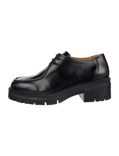 Pre-owned Sézane Leather Oxfords In Blue