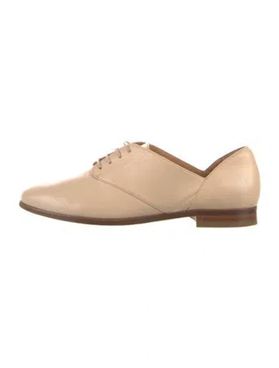 Pre-owned Sézane Leather Oxfords In Pink
