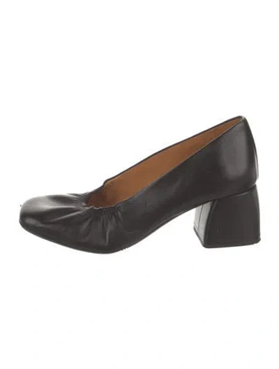 Pre-owned Sézane Leather Pumps In Black