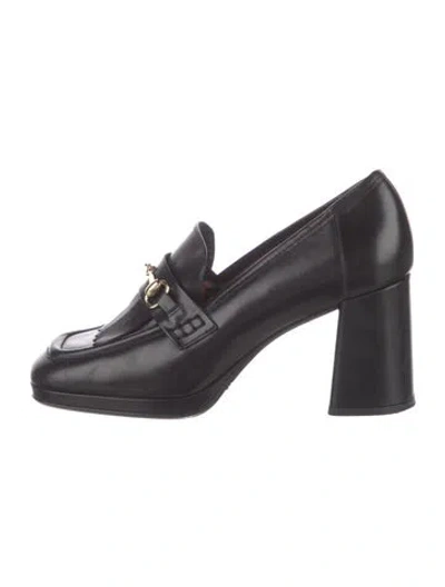 Pre-owned Sézane Leather Pumps In Black
