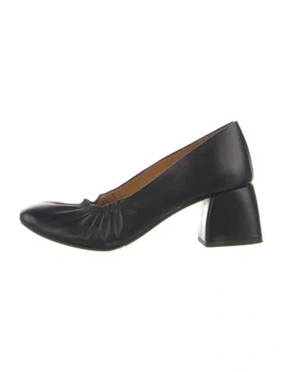 Pre-owned Sézane Leather Pumps In Blue