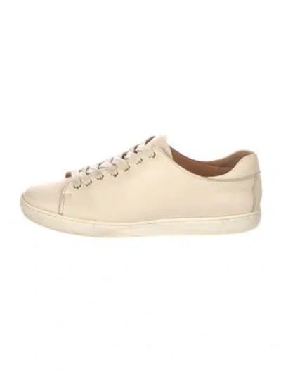 Pre-owned Sézane Leather Sneakers In Neutral