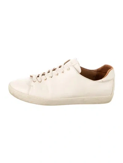 Pre-owned Sézane Leather Sneakers In Pink