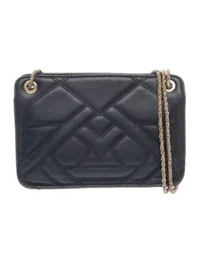 Pre-owned Sézane Leather Top Handle Bag In Blue