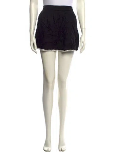 Pre-owned Sézane Linen Mini Shorts In Neutral