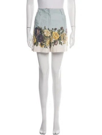 Pre-owned Sézane Linen Mini Shorts In Neutrals