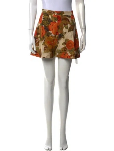 Pre-owned Sézane Linen Mini Shorts W/ Tags