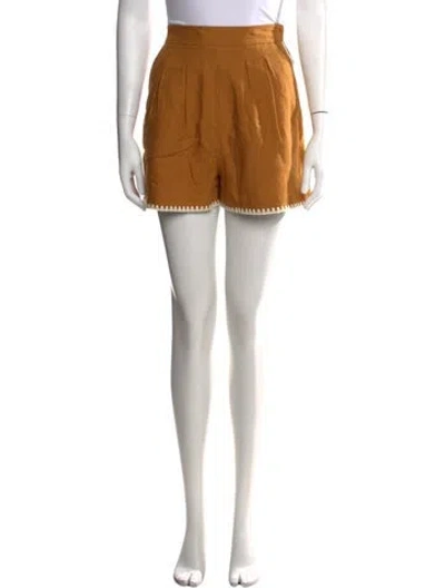 Pre-owned Sézane Linen Mini Shorts W/ Tags In Neutral