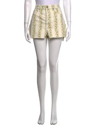 Pre-owned Sézane Linen Mini Shorts W/ Tags In Neutrals