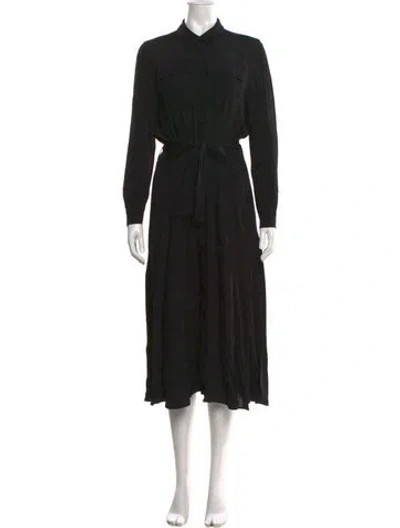 Pre-owned Sézane Long Dress In Black