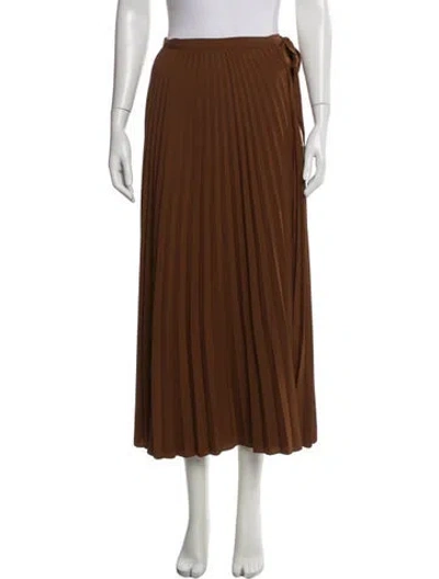 Pre-owned Sézane Long Skirt In Brown