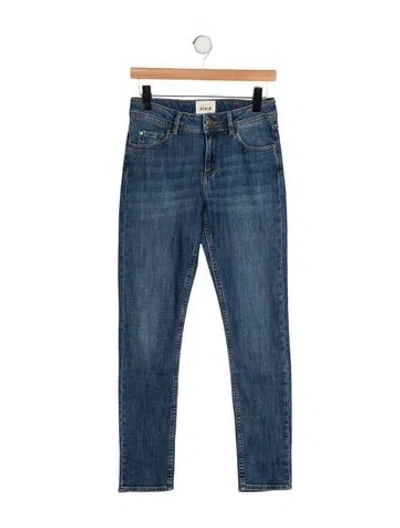 Pre-owned Sézane Low-rise Skinny Leg Jeans In Blue