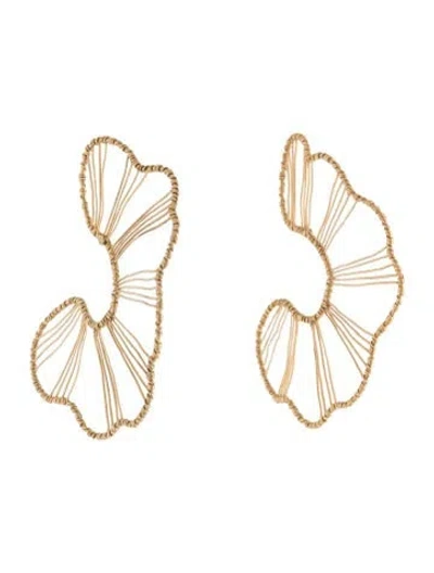 Pre-owned Sézane Lydia Hoop Earrings In Multicolor