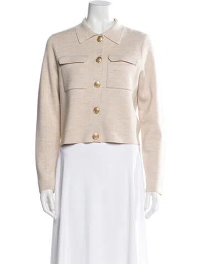 Pre-owned Sézane Merino Wool Jacket In Neutral