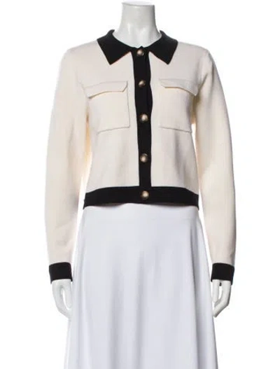 Pre-owned Sézane Merino Wool Striped Sweater