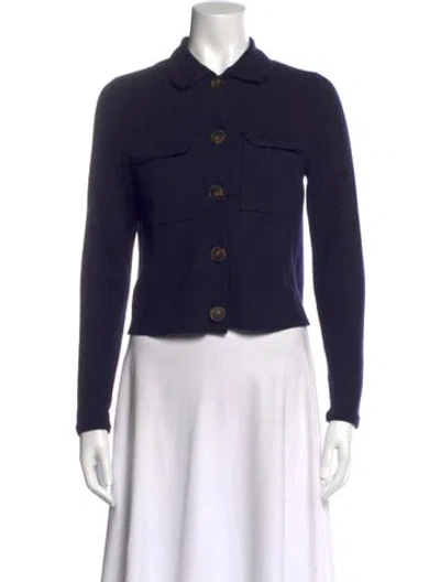 Pre-owned Sézane Merino Wool Sweater In Blue