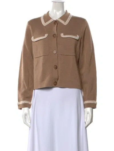 Pre-owned Sézane Merino Wool Sweater W/ Tags In Neutrals
