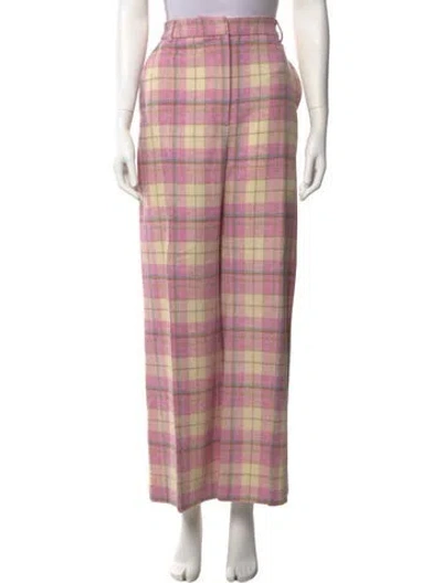 Pre-owned Sézane Merino Wool Wide Leg Pants In Multi