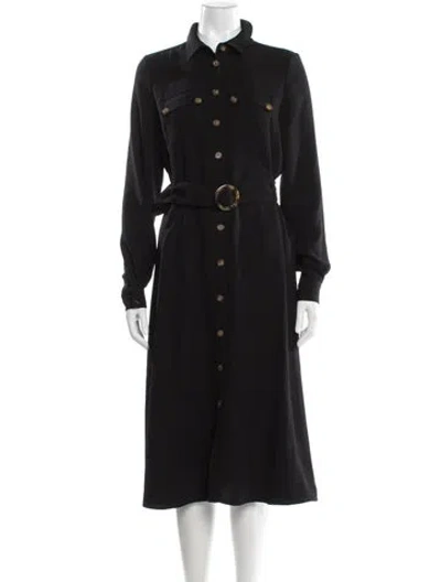 Pre-owned Sézane Midi Length Dress In Gray