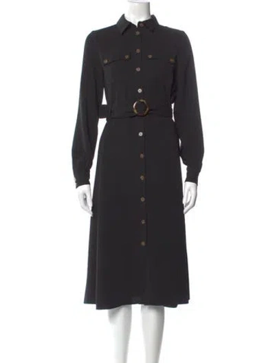 Pre-owned Sézane Midi Length Dress In Gray