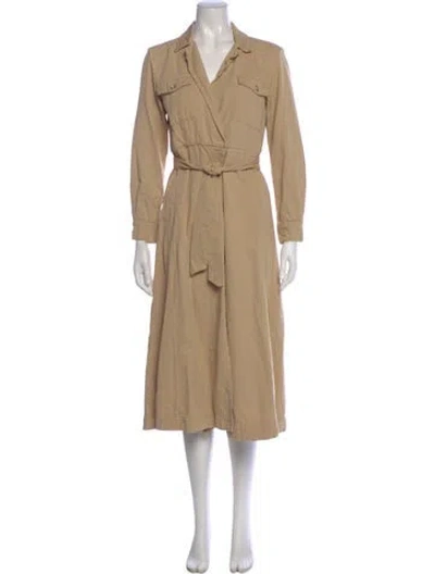 Pre-owned Sézane Midi Length Dress In Neutral