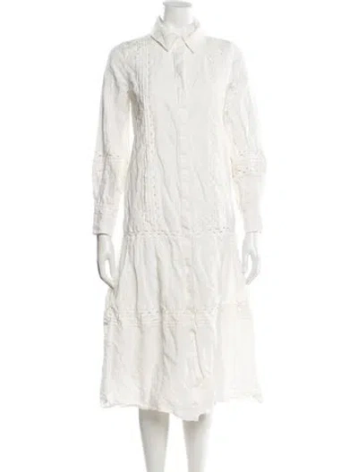 Pre-owned Sézane Midi Length Dress In Neutral