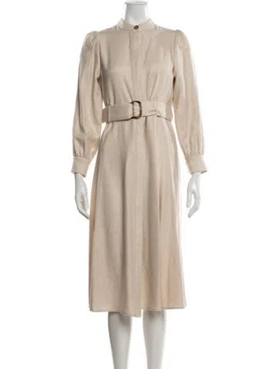 Pre-owned Sézane Midi Length Dress In Neutrals
