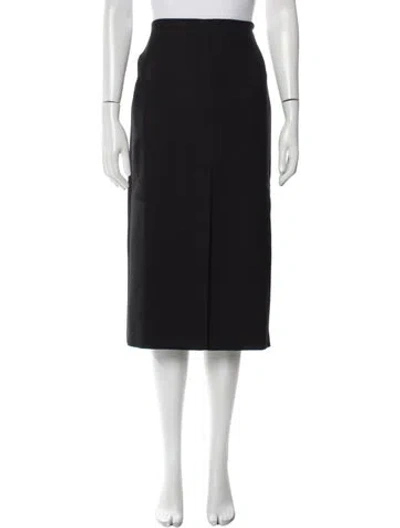 Pre-owned Sézane Midi Length Skirt In Black