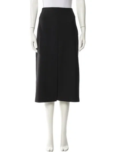 Pre-owned Sézane Midi Length Skirt In Black