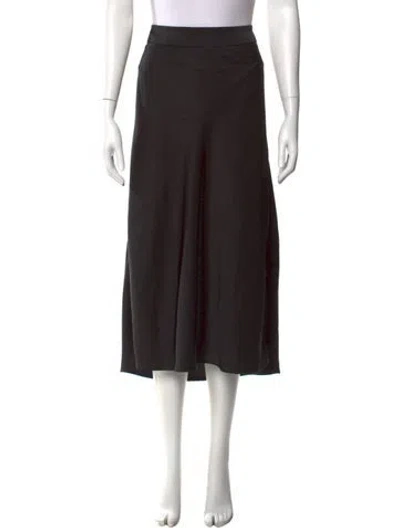 Pre-owned Sézane Midi Length Skirt In Black