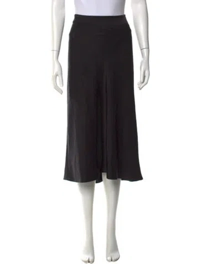 Pre-owned Sézane Midi Length Skirt In Black