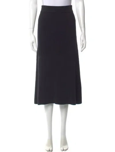 Pre-owned Sézane Midi Length Skirt In Black