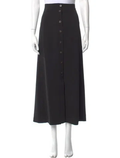 Pre-owned Sézane Midi Length Skirt In Black