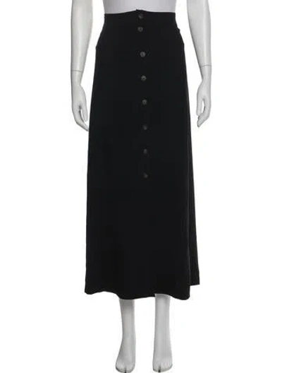 Pre-owned Sézane Midi Length Skirt In Black