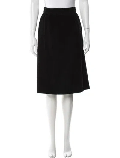 Pre-owned Sézane Midi Length Skirt In Black