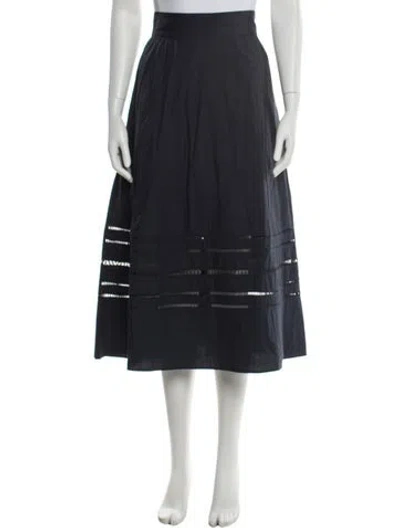 Pre-owned Sézane Midi Length Skirt In Blue