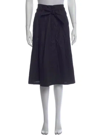 Pre-owned Sézane Midi Length Skirt In Blue